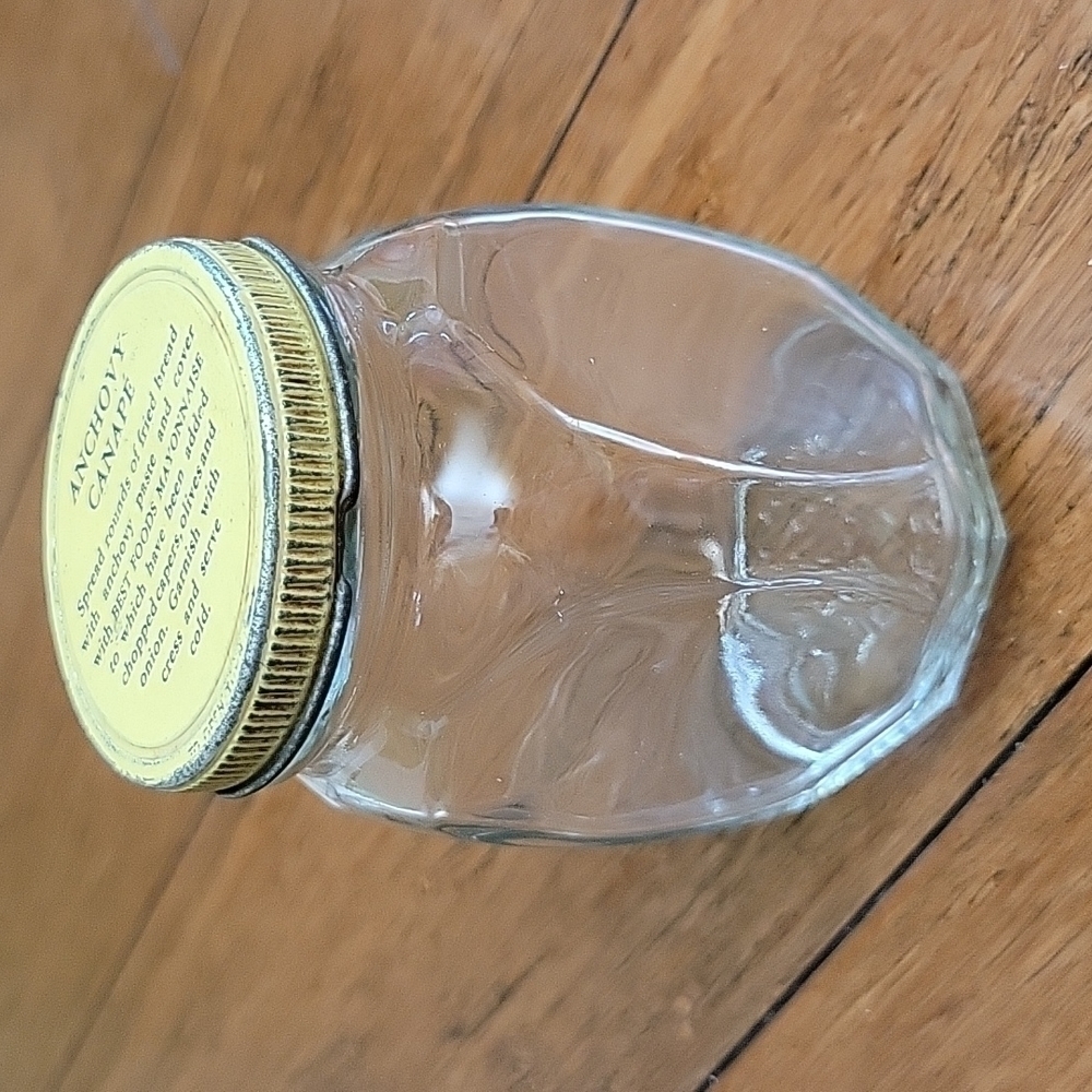 Vtg Best Foods Glass Mayonnaise Jar, Rare Find!